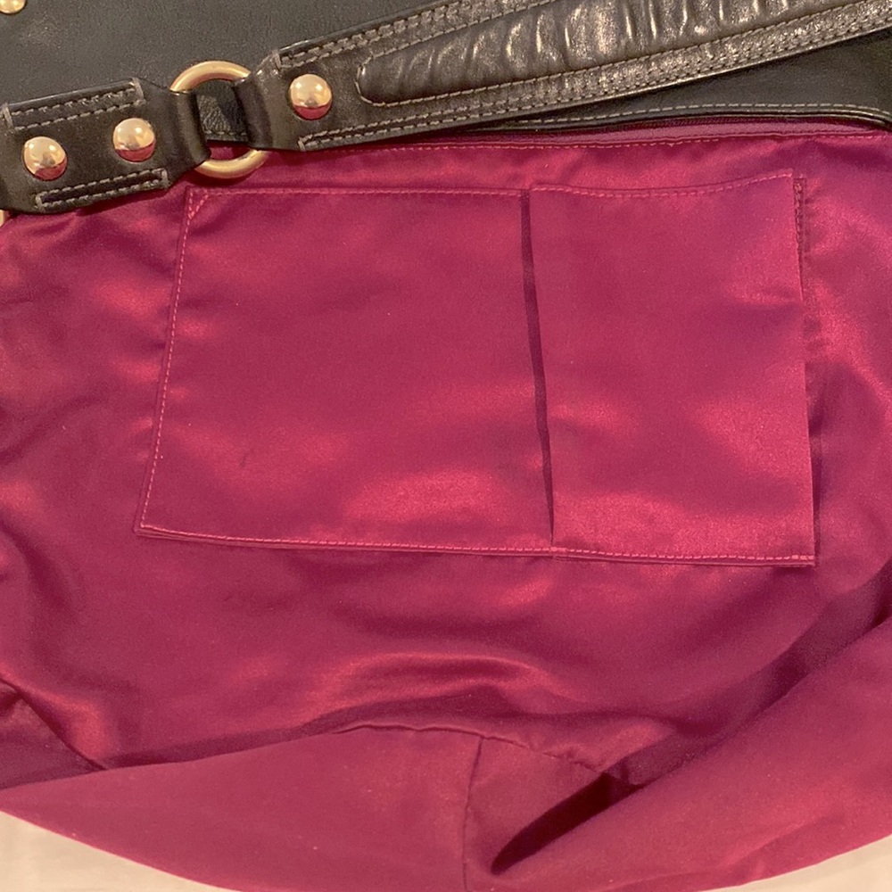 Vintage Authentic Coach Women's Leather Large Zoe Shoulder Bag - Picture 12 of 13